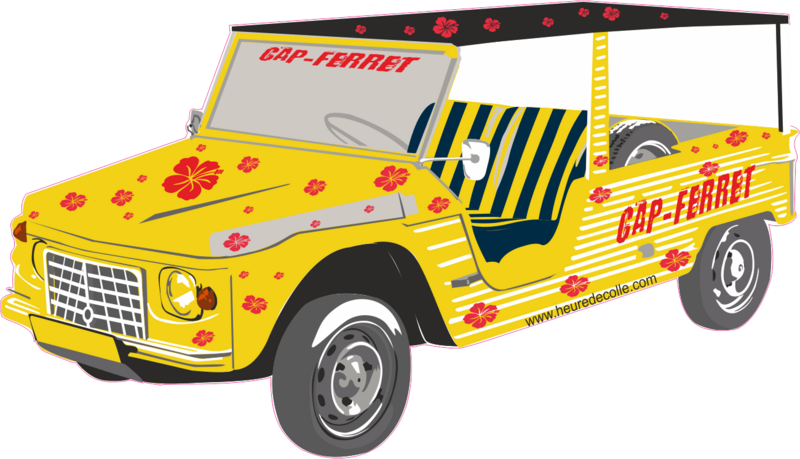 Méhari jaune personnalisable