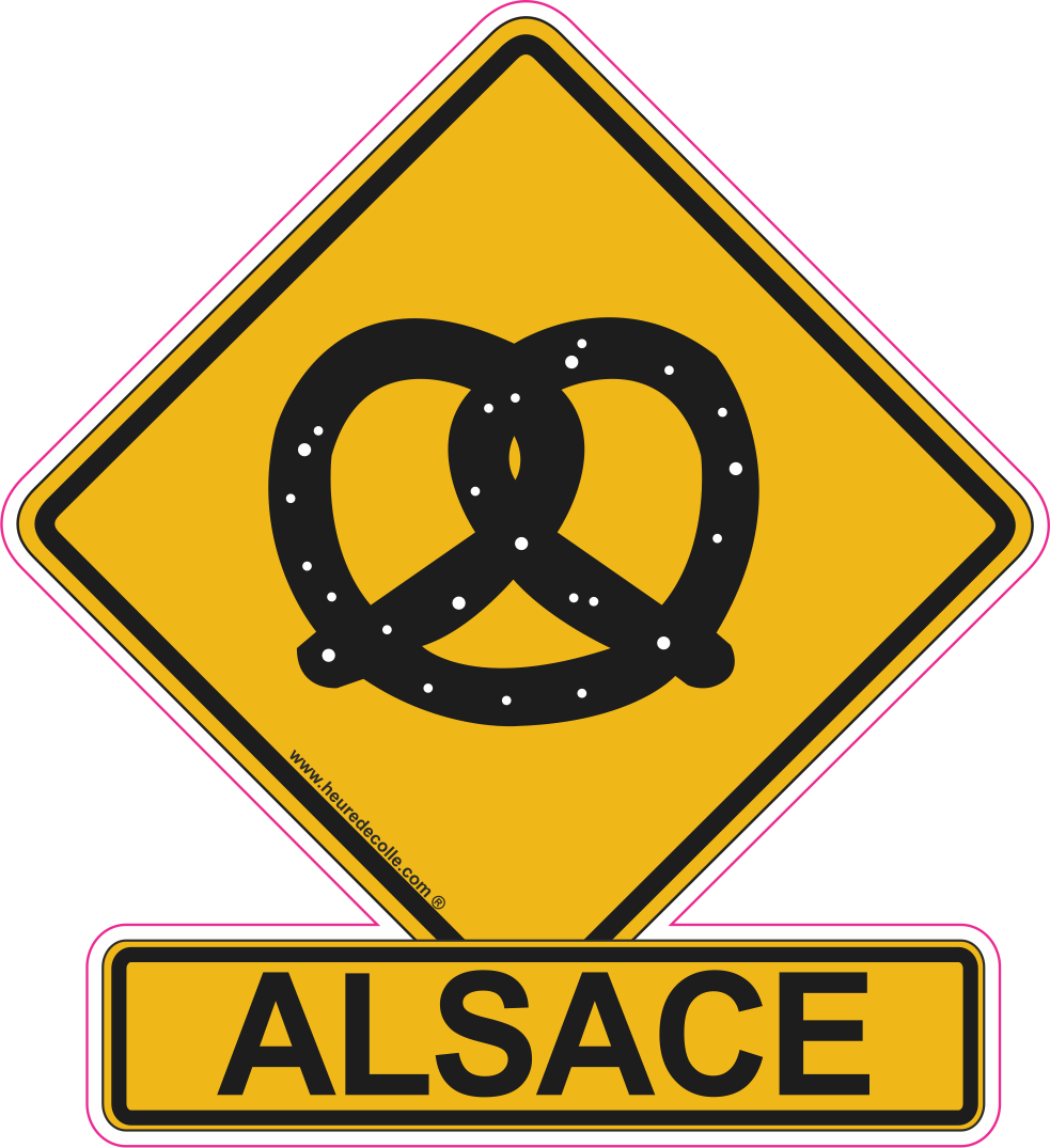 Panneau Jaune Alsace
