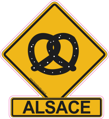 Panneau Jaune Alsace