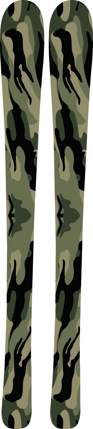 Sticker Ski Camouflage