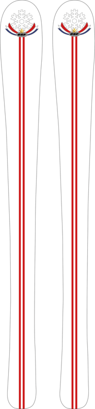 Sticker Ski Etoile