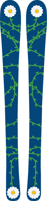 Sticker Ski Marguerite