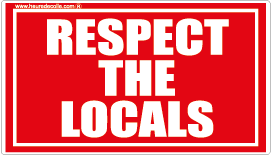Respect the locals