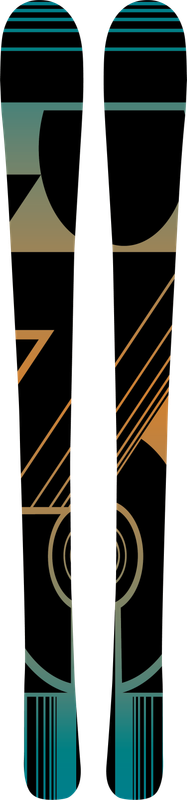 Sticker Ski Race Vinyle