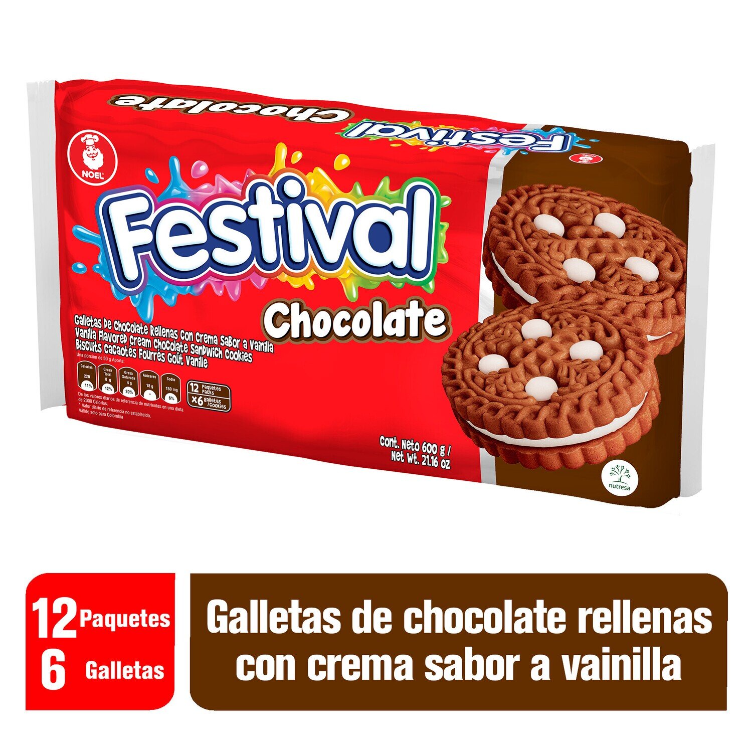 Festival chocolate x6