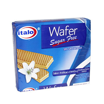 Wafer sin azucar vainilla x80gr