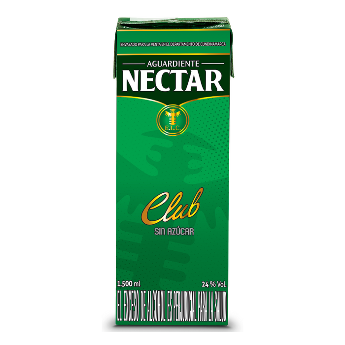 Aguardiente nectar club x1500