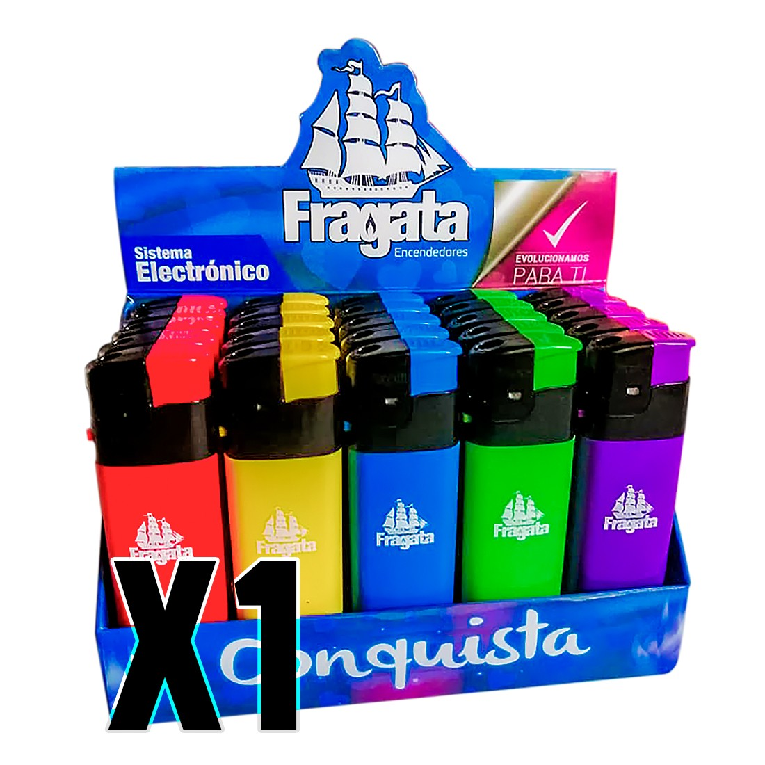 Encendedor fragata electronico x25