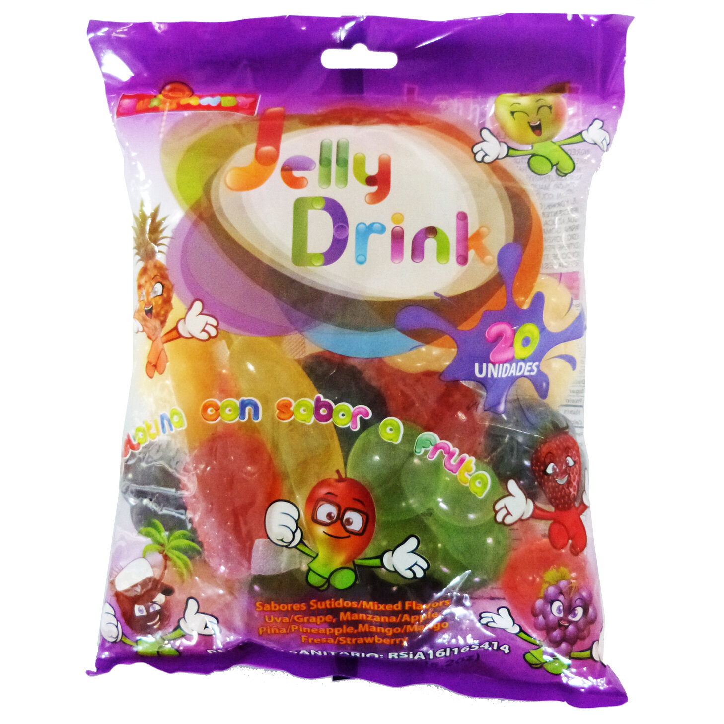 Gelatina jelly fruits x20