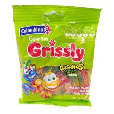 Grissly x80gr gusanos sour
