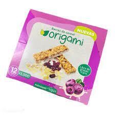 Barra de cereal origami x12