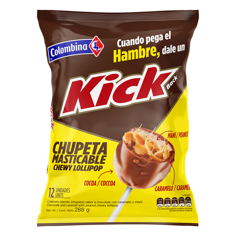 Chupeta kick masticable x24