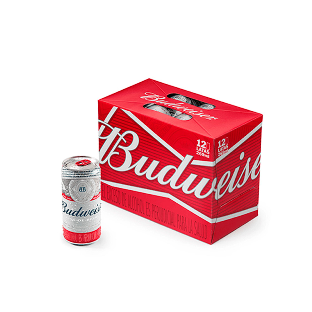 Cerveza budweiser x6x24