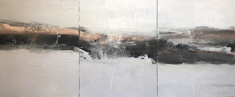 SOLD &quot;Floating on a Danger Zone&quot; -original painting