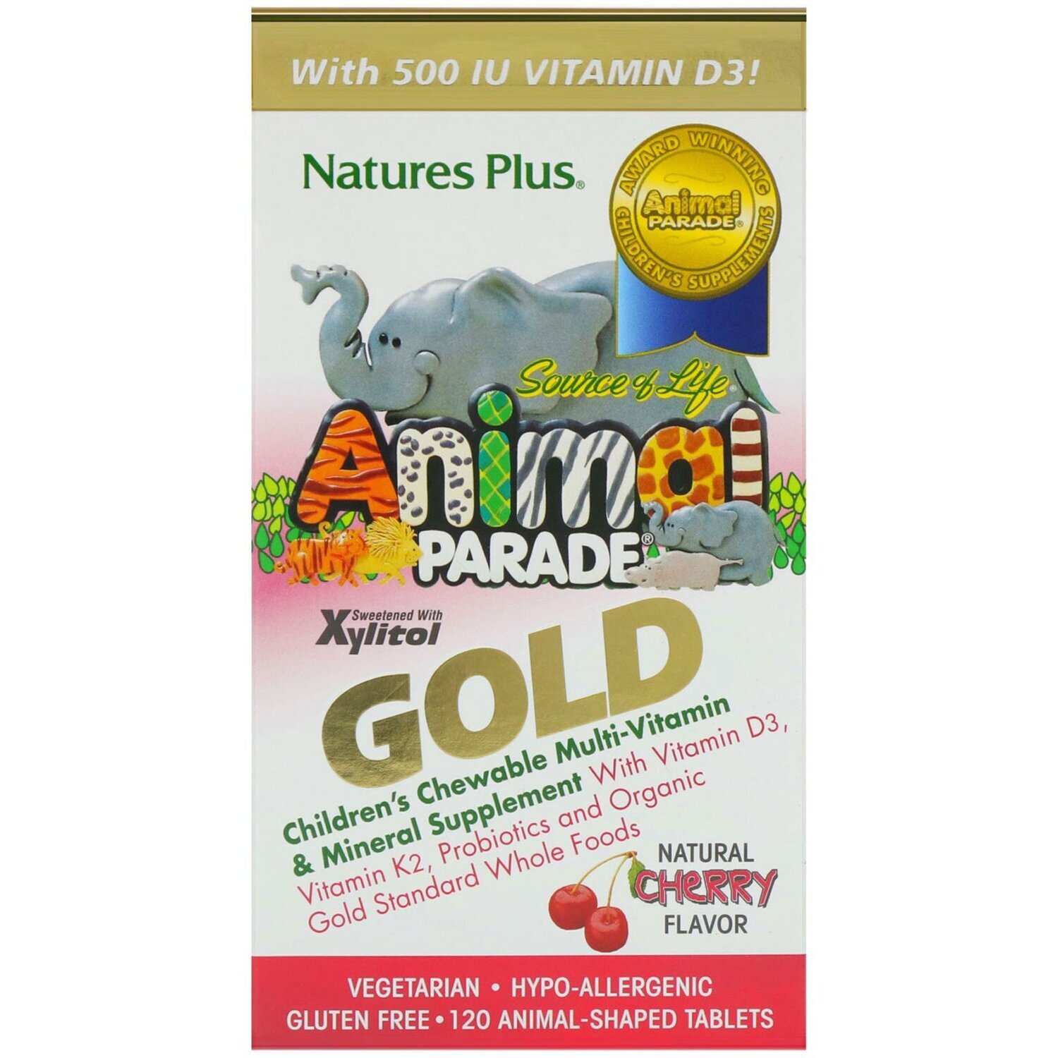 NaturesPlus AP Multi Gold Cherry 120 chews