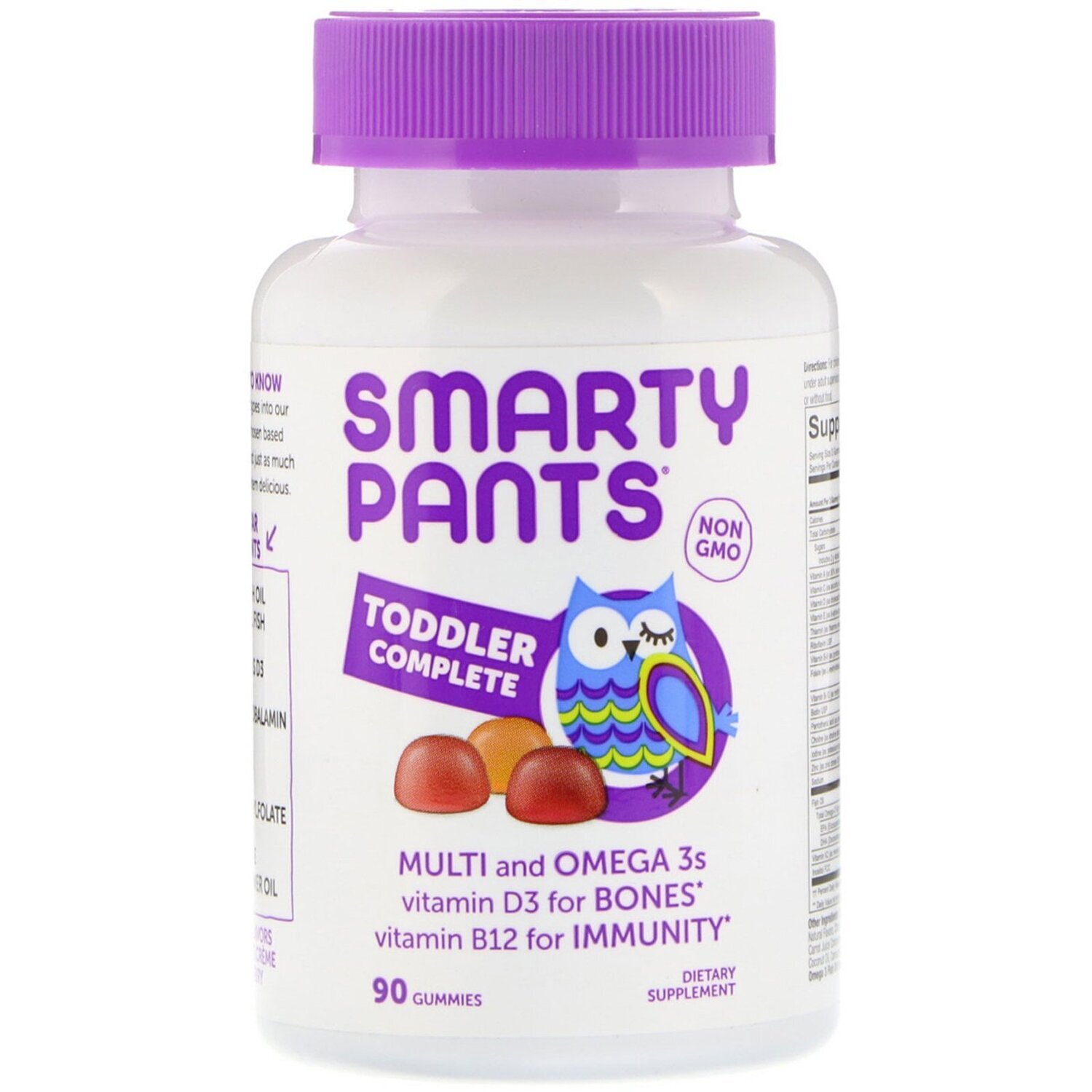 SmartyPants Multi Organic Toddler 60 gummies