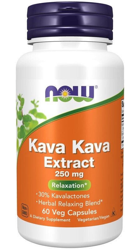 Now Kava Kava 250mg 60 vcaps 