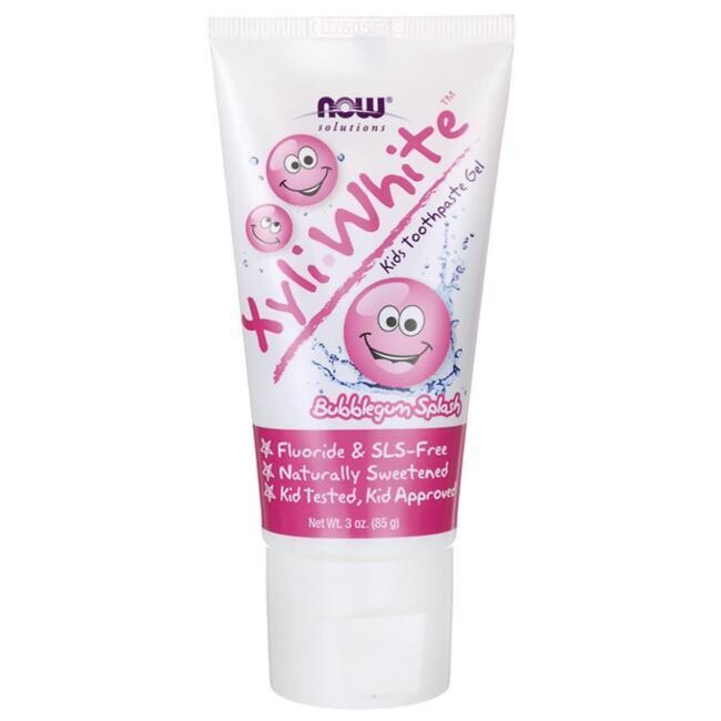 Now Xyli-White Tooth Gel Kids Bubblegum Splash 3 oz