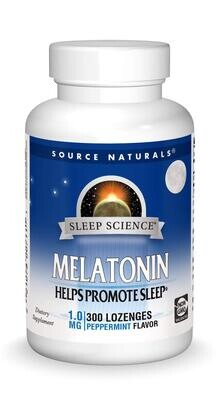 Source Naturals Melatonin 1mg Peppermint 100 lozenges