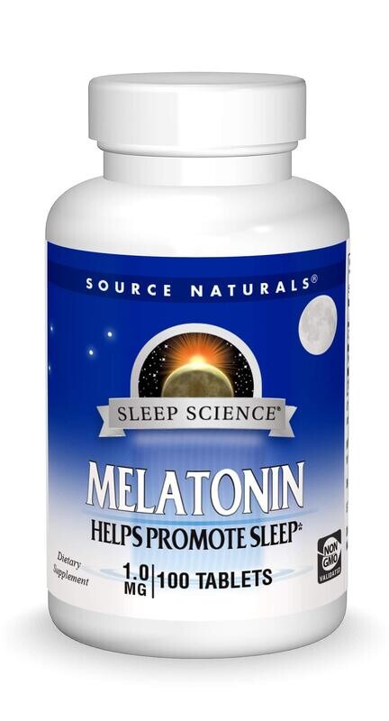 Source Naturals Melatonin 1mg 100 vcaps