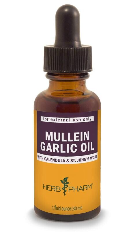 Herb Pharm Mullein Garlic Oil 1 oz