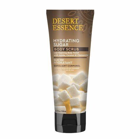 Desert Essence Body Scrub Sugar Hydrating  6.7 oz