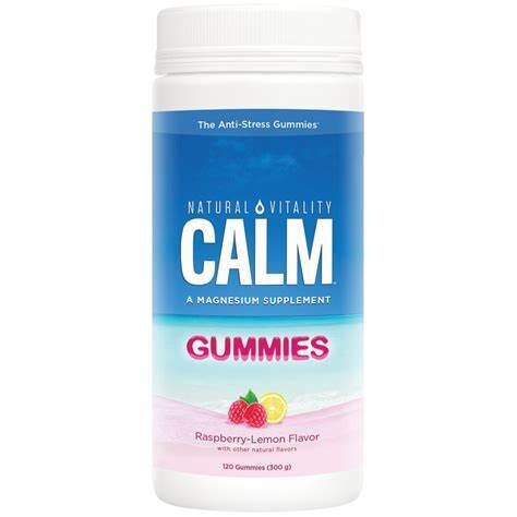 Natural Vitality Calm Raspberry Lemon 120 gummies