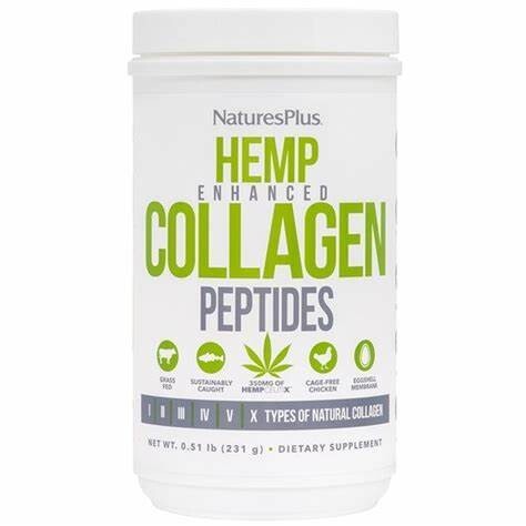 NaturesPlus Collagen w/Hemp powder .51 lb