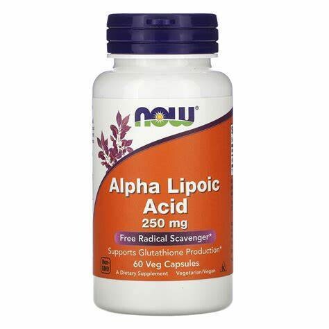 Now Alpha Lipoic Acid 250mg 60 vcaps