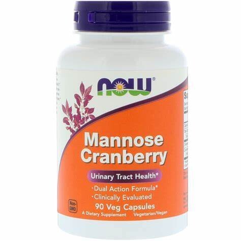 Now Mannose Cranberry 90 vcaps