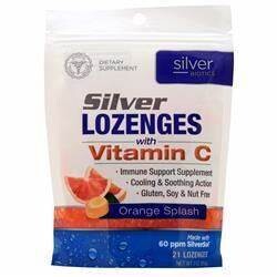 Silver Biotics Silver Lozenges w/Vitamin C 21 lozenges