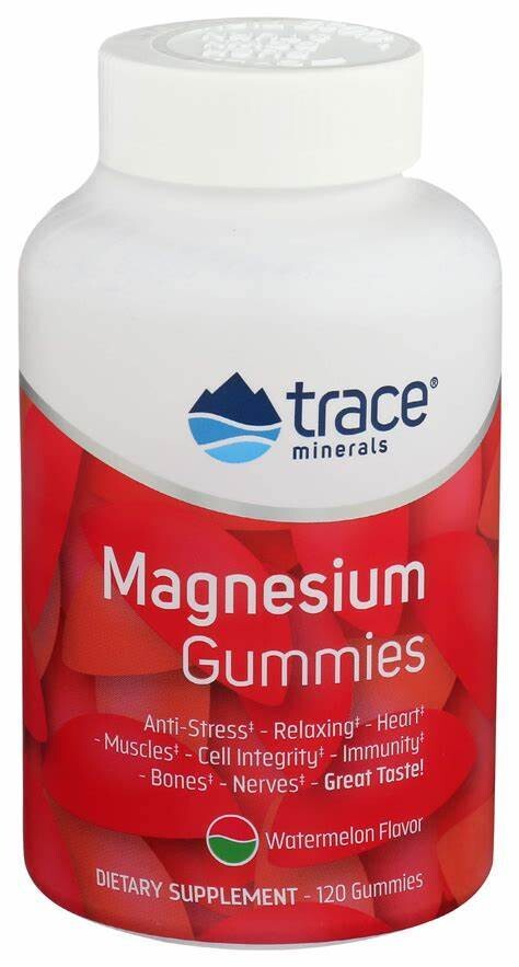 Trace Minerals Magnesium Watermelon 120 gummies