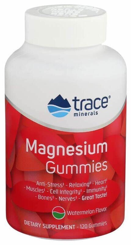 Trace Minerals Magnesium Watermelon 120 gummies