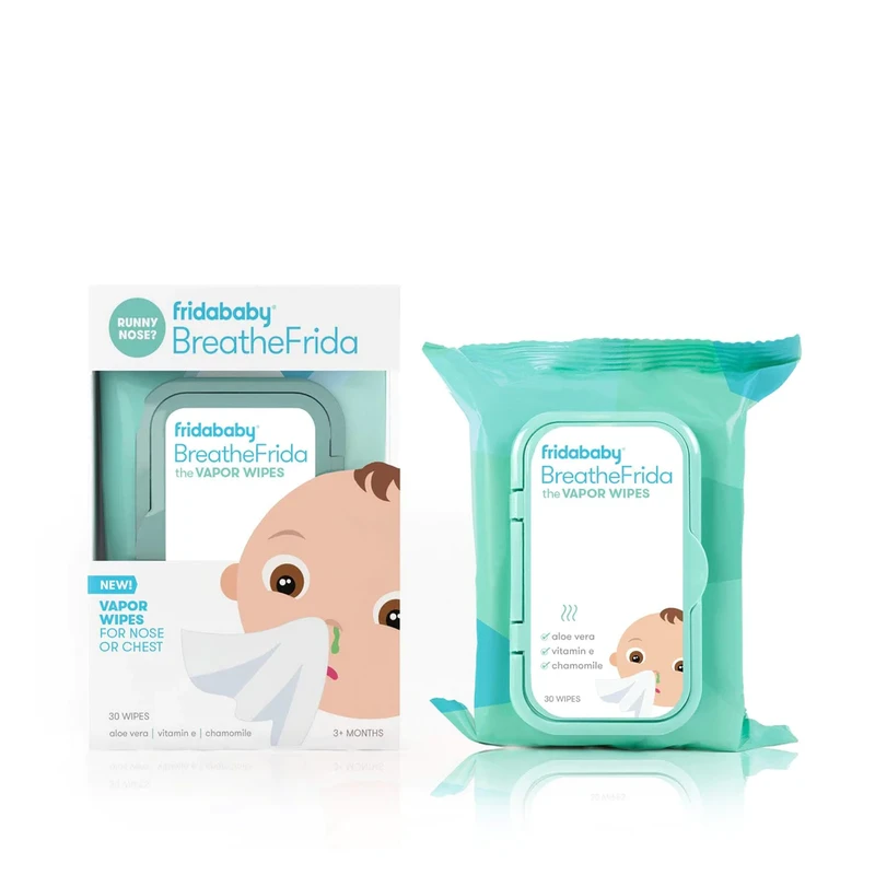 Fridababy BreatheFrida Nose-Chest Wipes 30 ct