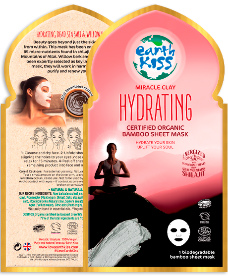 Earth Kiss Facial Mask Hydrate Bamboo Sheet 