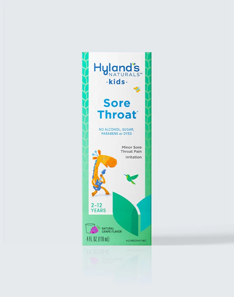 Hyland&#39;s Kids Sore Throat Relief grape 4 oz 