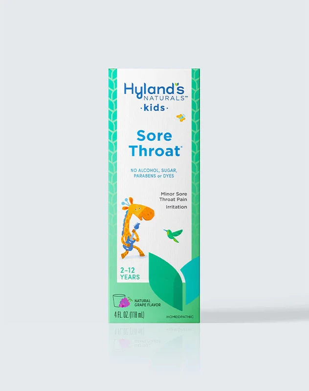 Hyland&#39;s Kids Sore Throat Relief grape 4 oz 