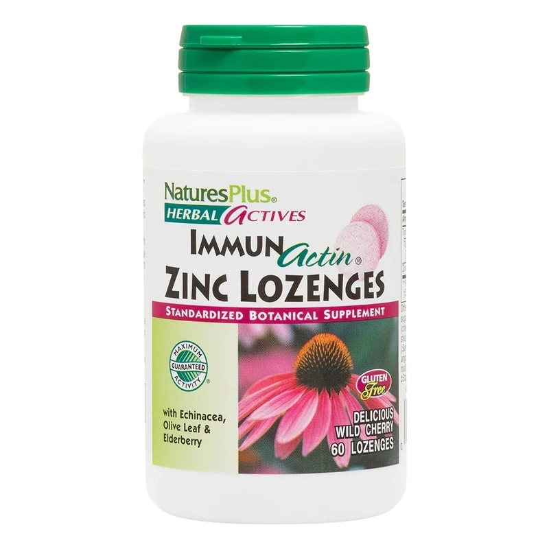 NaturesPlus ImmunActin Zinc 60 lozenges