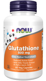 Now Glutathione 500mg 60 vcaps