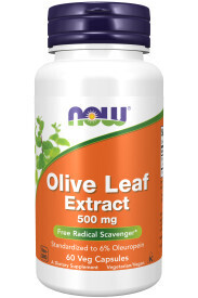 Now Olive Leaf Extract 500mg 60 vcaps