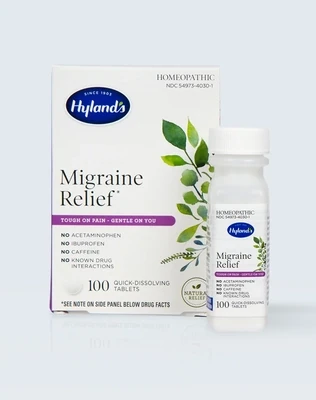 Hyland&#39;s Migraine Relief 100 tabs