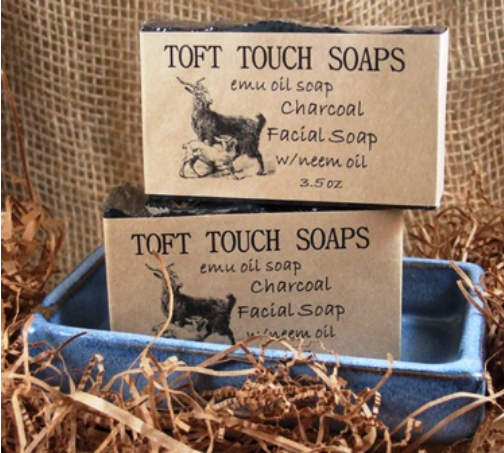 Toft Soap Charcoal Emu