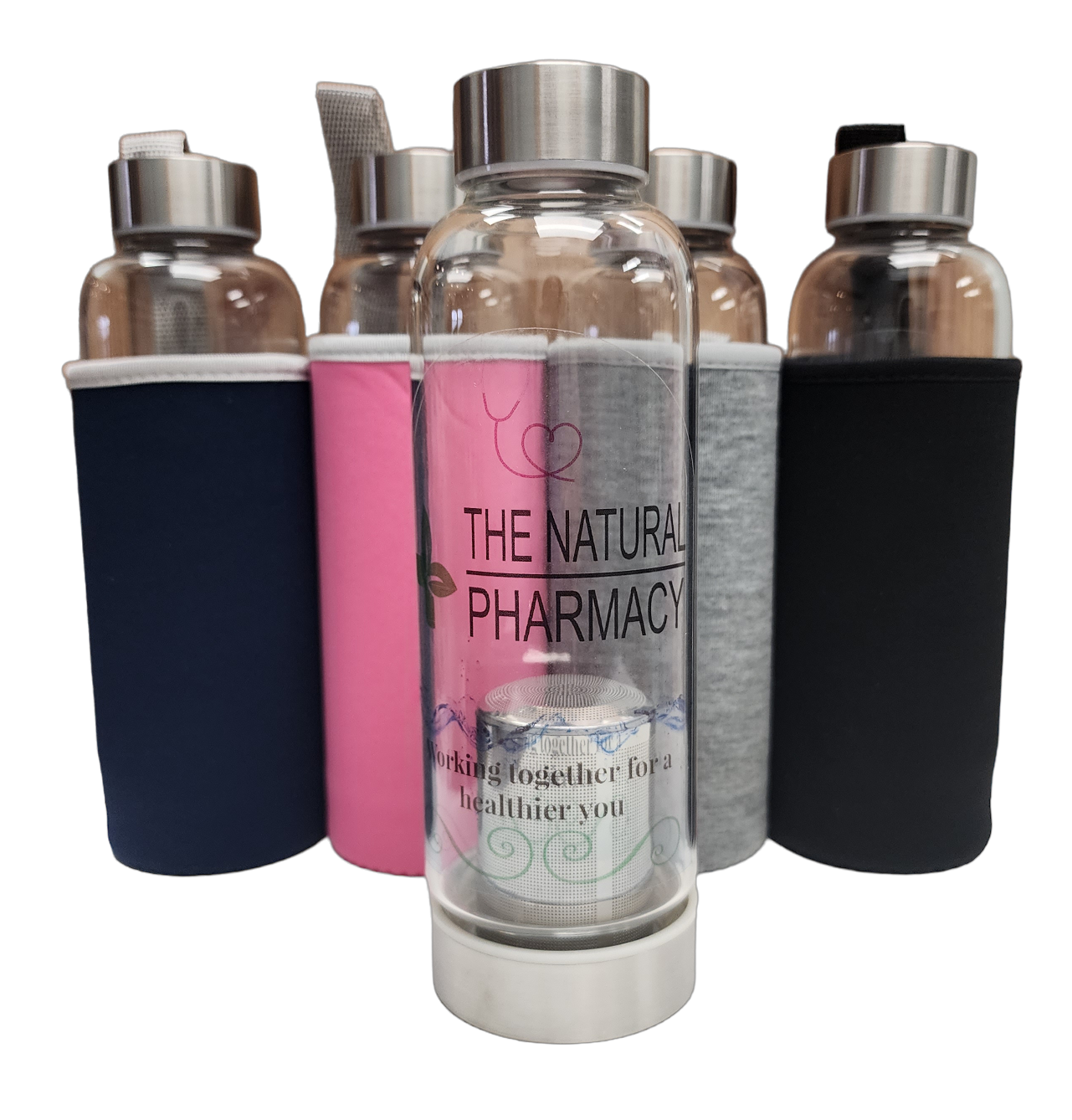 TNP Infusing Glass Water Bottle 16 oz