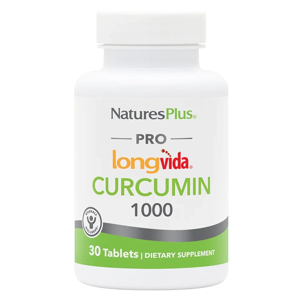 NaturesPlus LongVida Curcumin 1000mg 30 tabs