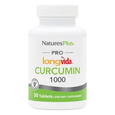 NaturesPlus LongVida Curcumin 1000mg 30 tabs