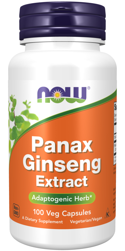 Now Panax Ginseng 500mg 100 vcaps