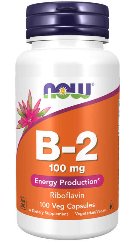 Now Vitamin B-2 100mg 100 vcaps