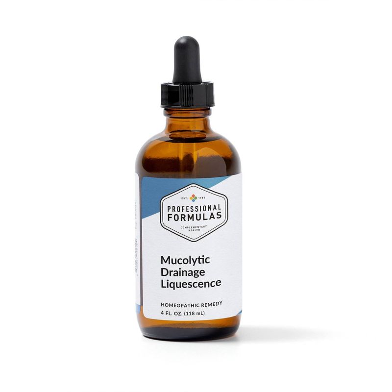 Professional Formulas Mucolytic Drainage Liquescence 4 oz