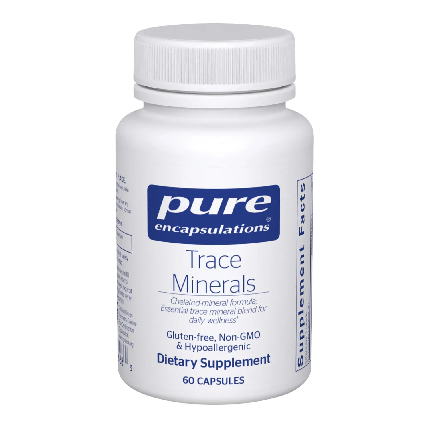 Pure Encapsulations Trace Minerals 60 vcaps