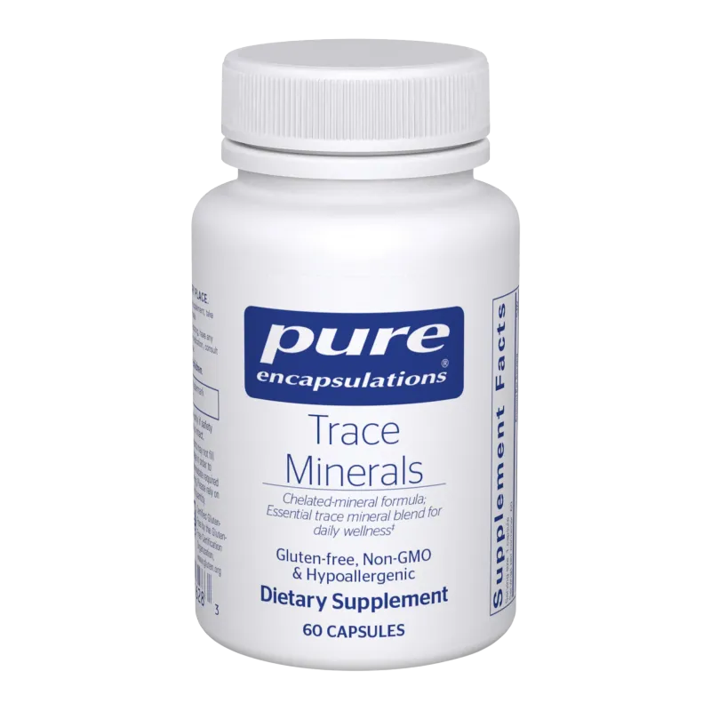 Pure Encapsulations Trace Minerals 60 vcaps